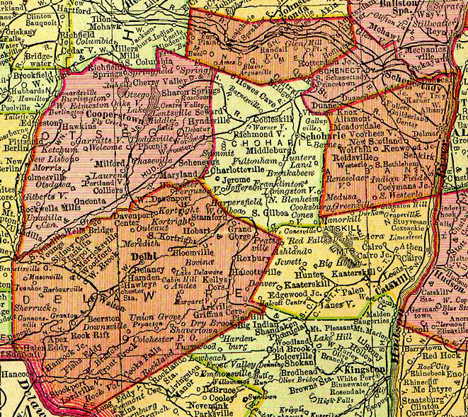 1895 Schoharie County Map