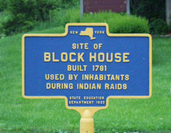 Block House historical marker