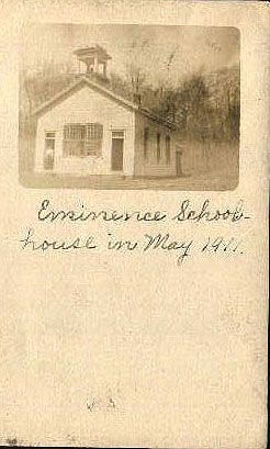 Emkinence School House - 1911