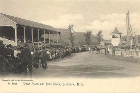 Grand Stand and Race Track, Schoharie, NY