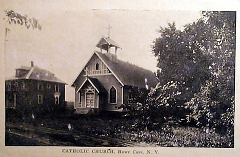 Howes Cave Catholic Church (ca. 1910)