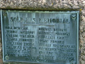 Soldiers Memorial, Keyserkill Cemetery