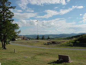 View from Slate Hill Cemetery