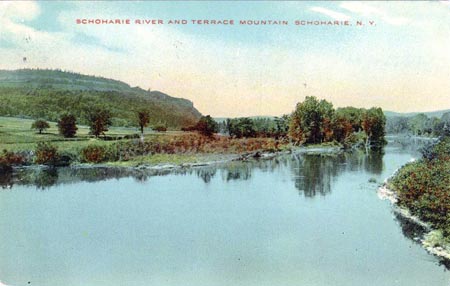 Schoharie River and Terrace Mt.